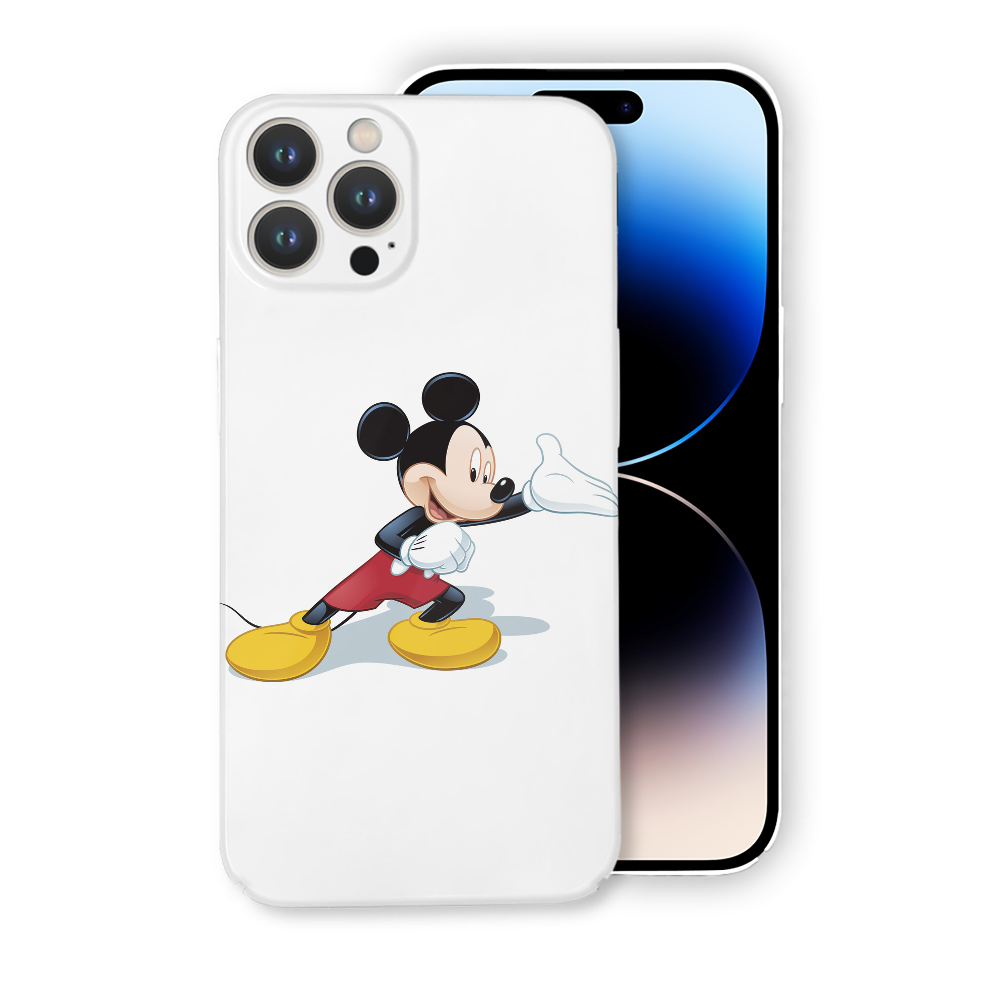 （画像用） ミッキーマウス Mickey Mouse 【iPhone 14シリーズ対応】ハードケース